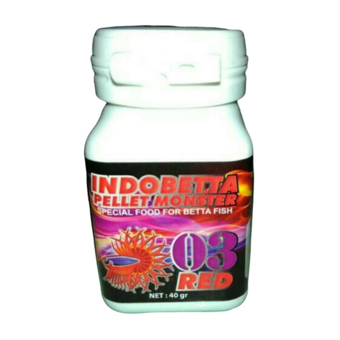 Pelet Monster 40gr Makanan Pakan Pellet Terbaik Ikan Cupang Guppy