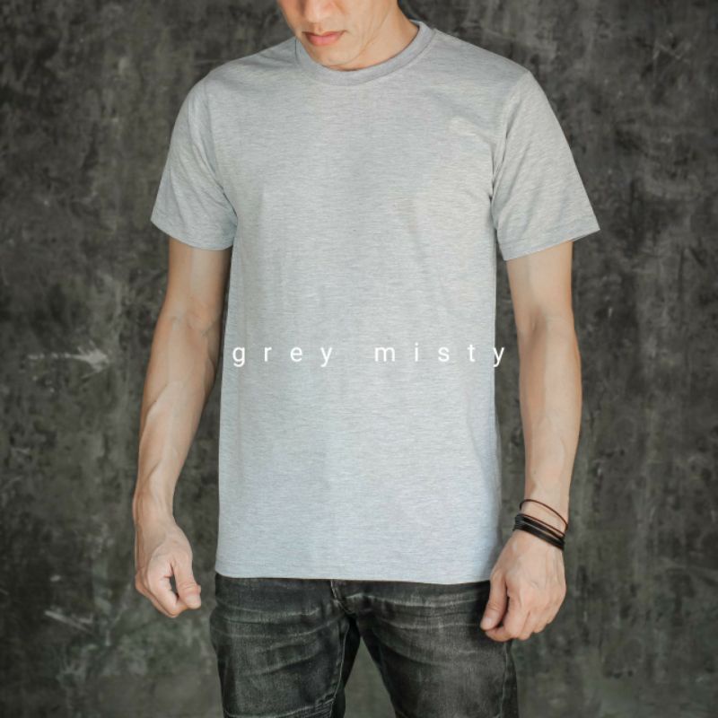 Kaos Polos Misty Grey