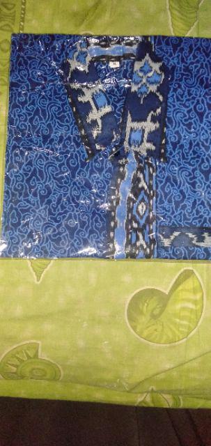 Bswart Kemeja Batik Full Batik  Hrb028 Kenongo Hem Pendek Pad Pekalongan