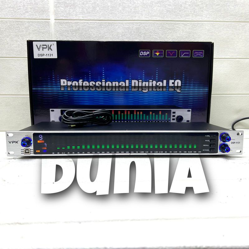 Equaliser Digital vpk dsp 1131 Original Equalizer VPK DSP 1131