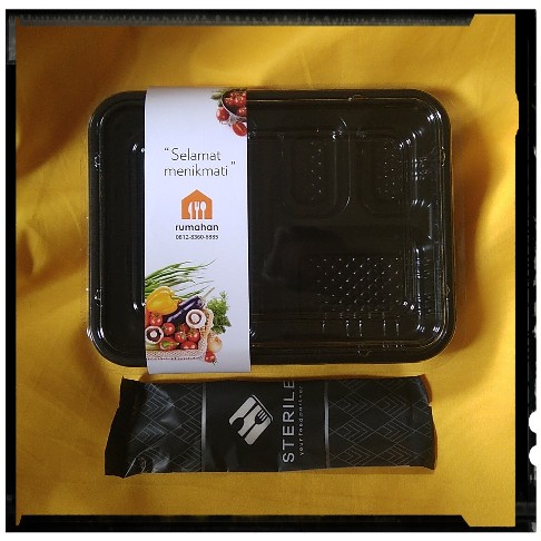 Mika Bento Sekat 4 | Kotak Bento | Tray Bento | Box Bento