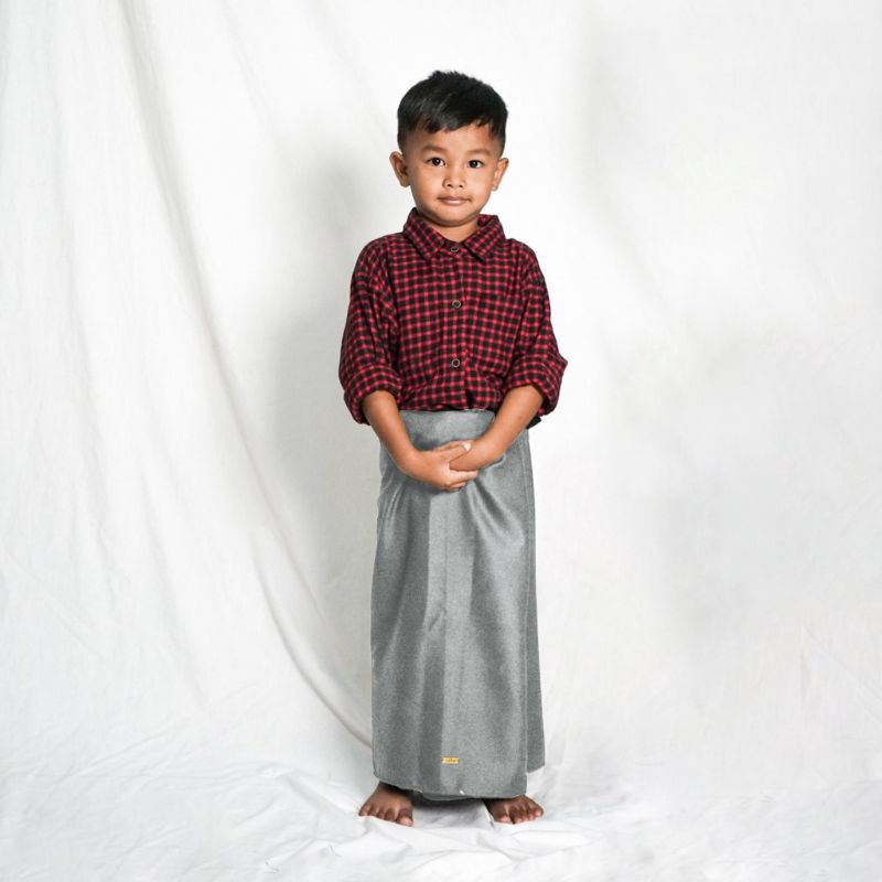Sarung Adha Premium Anak Sarong katun Fashion Muslim cowok Perlengkapan Ibadah Sholat Aksesoris Pria