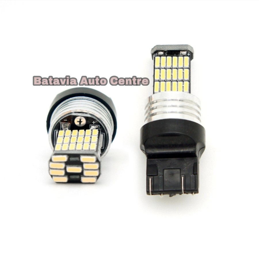 T20 kaki 2 Original ExpertOne LED (7443) 45SMD LAMPU REM KEDIP Blitz