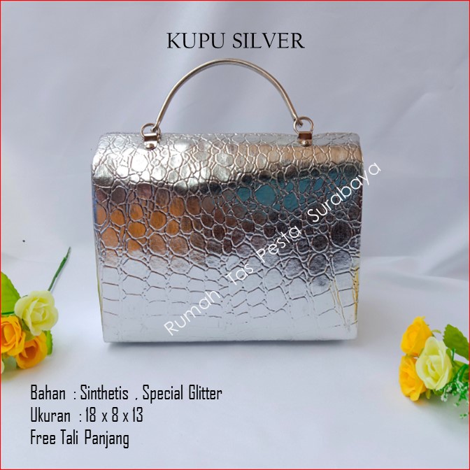 Tas Bagus,Tas Unik,Tas Elegan ,KUPU SILVER