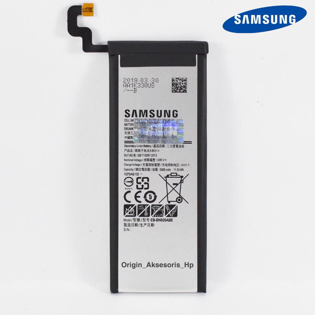 Baterai Samsung Galaxy Note 5 N920 Original SEIN 100% dc 88