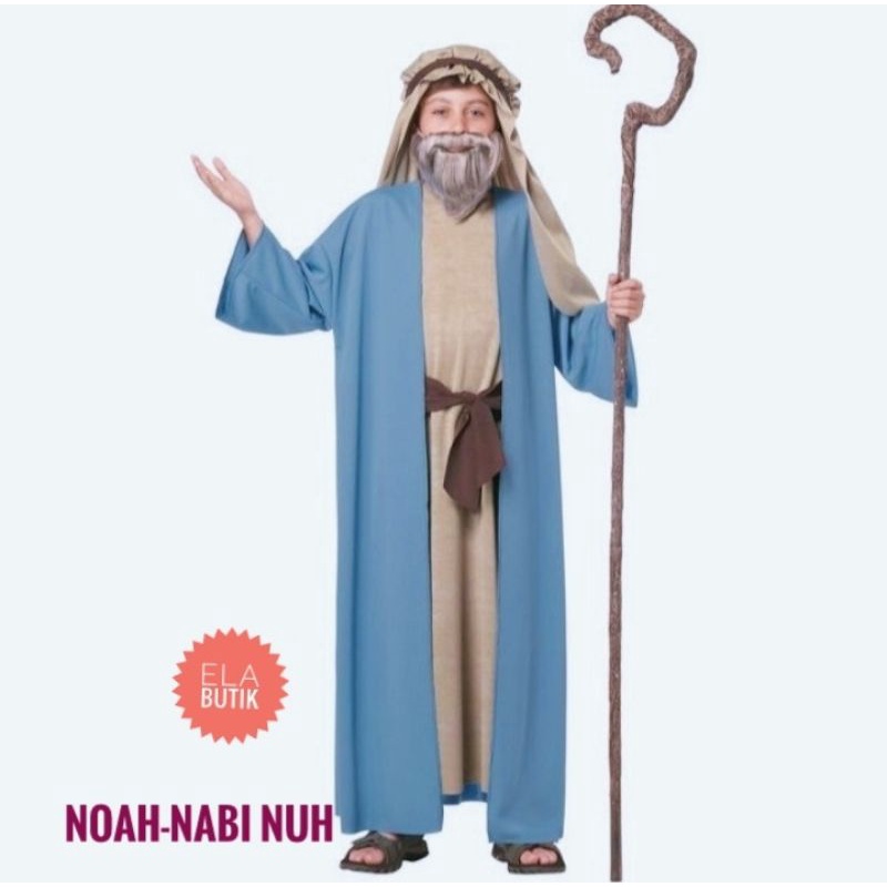 Kostum noah-baju-nabi nuh-anak-bliblical costume-yesus