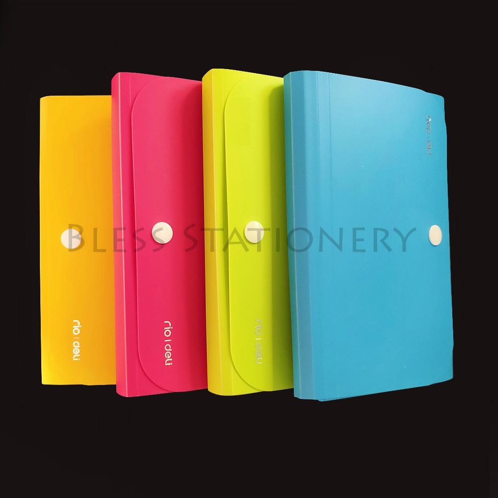 

[PRODUK ZEBQS] Deli Dompet plastik A6 map uang map nota map giro Expanding File - E5561 M8I