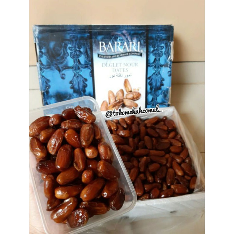 

Kurma Barari Deglet Nour Dates Tunis Tunisia 500gram | tokomekahcomal
