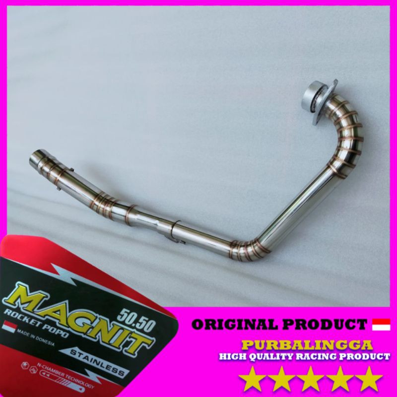 pipa leher knalpot Scorpio Z 225 full cacing stainles pipa haeder knalpot racing scorpio z