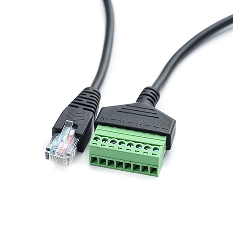 Adapter Konverter Plug Kabel RJ45 Ethernet Male Ke 8 Pin AV