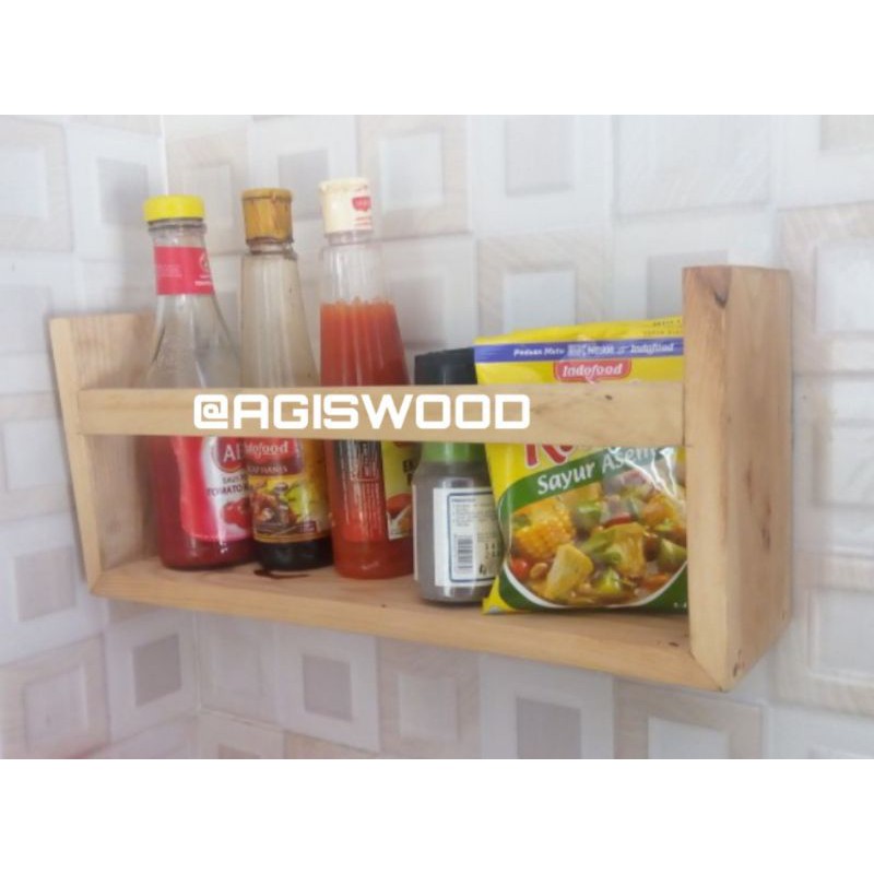 Rak Bumbu Dari Kayu