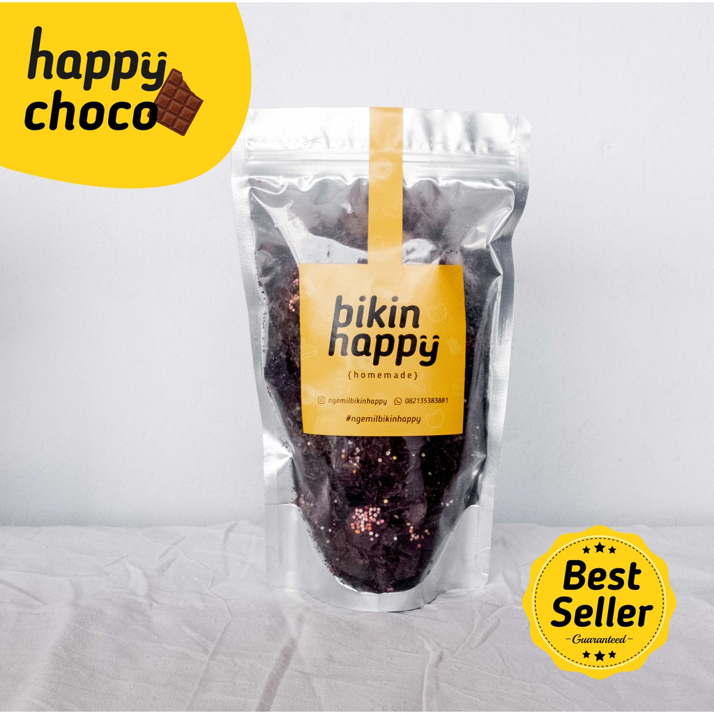 

HAPPY CHOCO | cemilan | cemilan coklat | coklat | jajan coklat | coklat kriuk