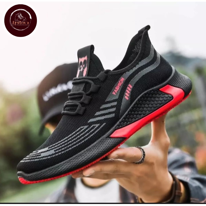 sepatu pria sepatu pria terbaru sepatu sneakers pria sepatu korea style hitam putih