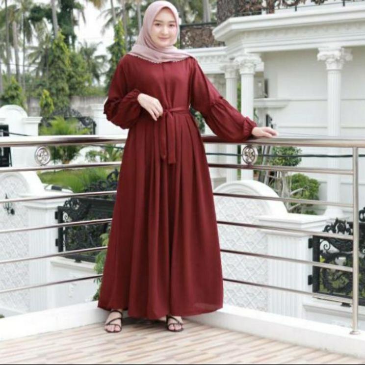 Menarik.. GAMIS LARISA // REMPEL TANGAN/AESPA MAXI DRESS
