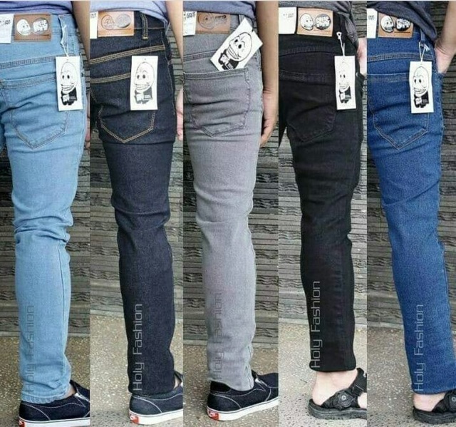 Celana Jeans Pria Cheap Monday 28-37 Hitam Abu Item Scrub Putih Navy Bio Blitz Blue Black Bio Wash