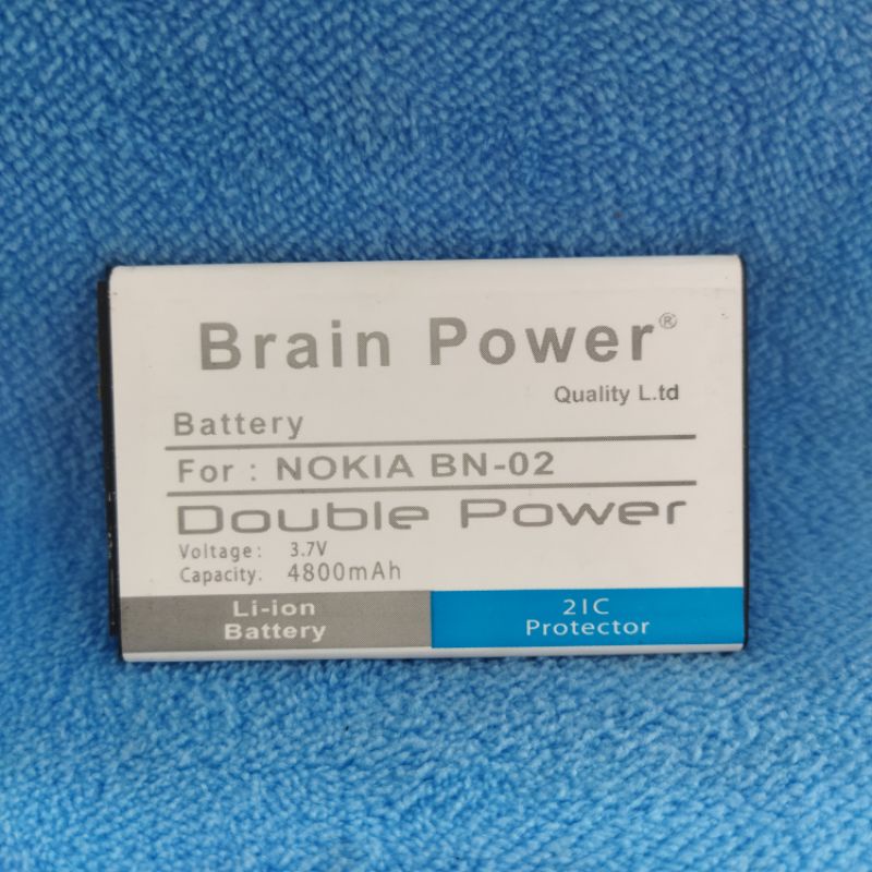 baterai batre Nokia BN-02 double power