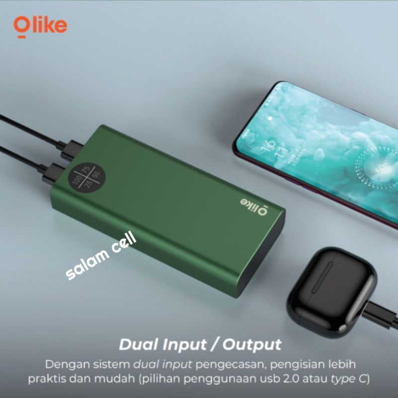 OLIKE POWER BANK 20000MAH (P4) Dual Input / Output