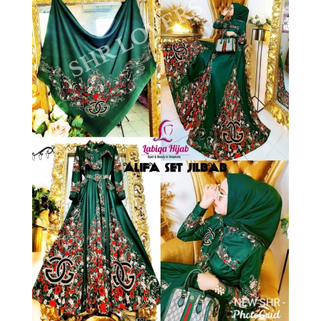 ALIFA SET HIJAB ZANNA SET CELANA ORI SHR