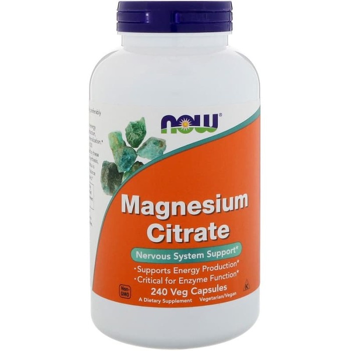 Now Foods Magnesium Citrate 240 Veg Caps / Now Food Magnesium Citrate