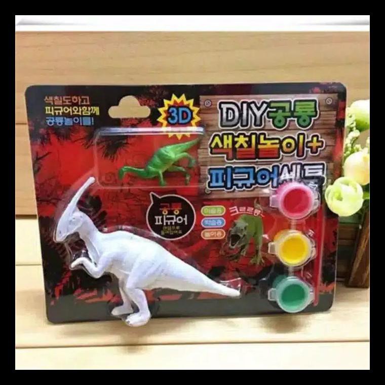 Promo Diy Painting Dinosaur - Mainan Anak Melukis Mewarna Dino