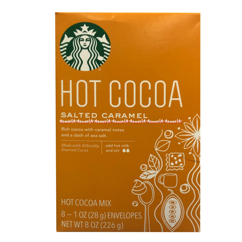 Starbucks Hot Cocoa Salted Caramel Natural Flavour 226gr Coklat Instan