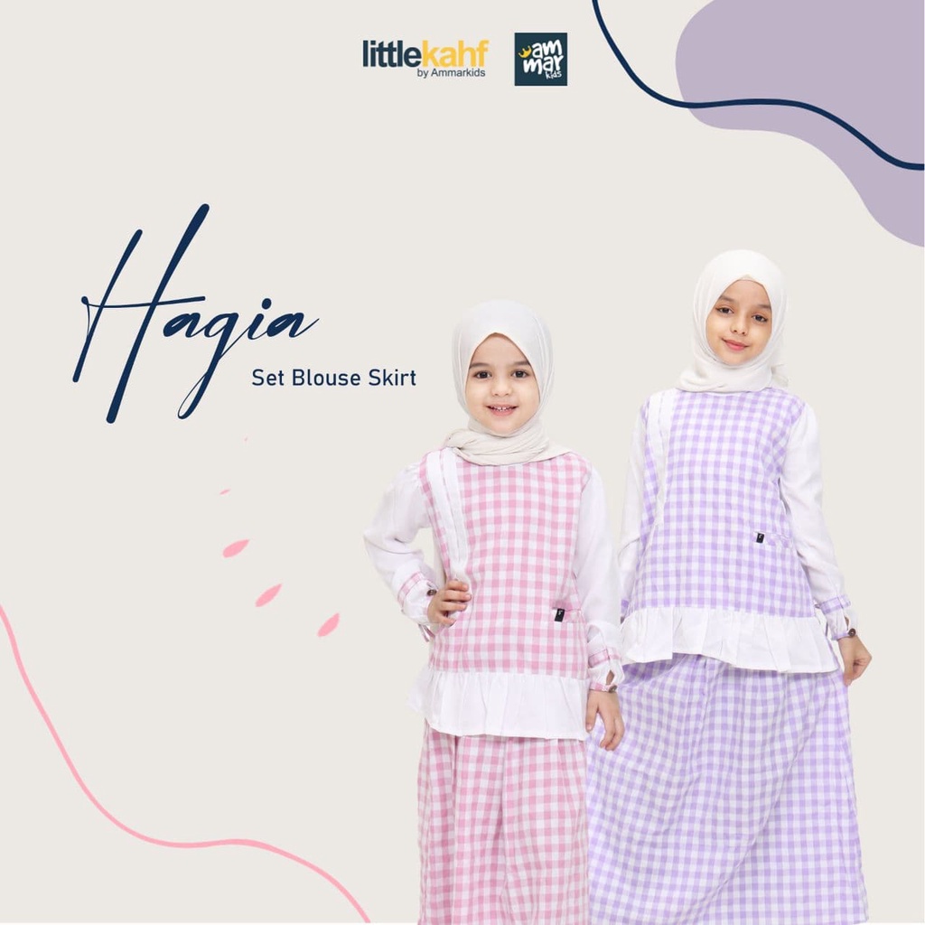 Setelan Atas Bawah Anak Hagia Ammarkids Perempuan