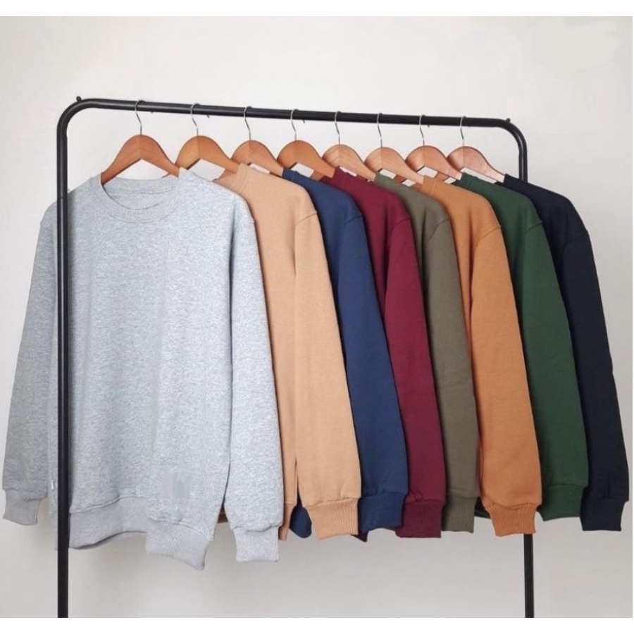 Sweater Polos Fleece Crewneck Polos