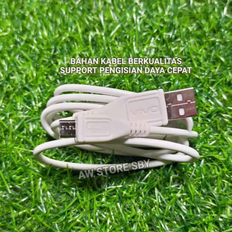 Kabel data vivo micro Usb 2A Fast Charger vivo Y53 V7 V9 Y69 Y71 Y83 Y91 Y93 Y95 Y91C Y12 Y15 Y19