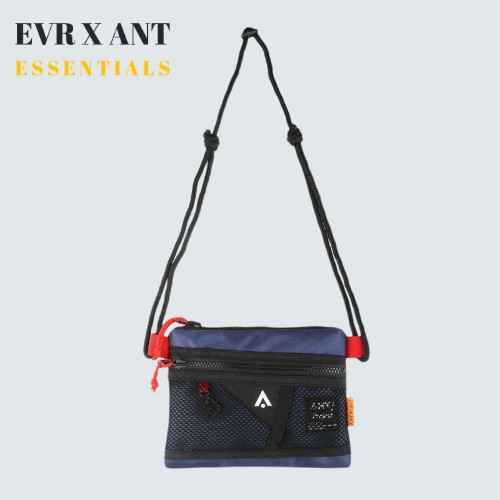 ☀ EVR X ANT ☀ - Sling Bag Sacoche Pria Jaring - Green Com - Tas Selempang Pria.