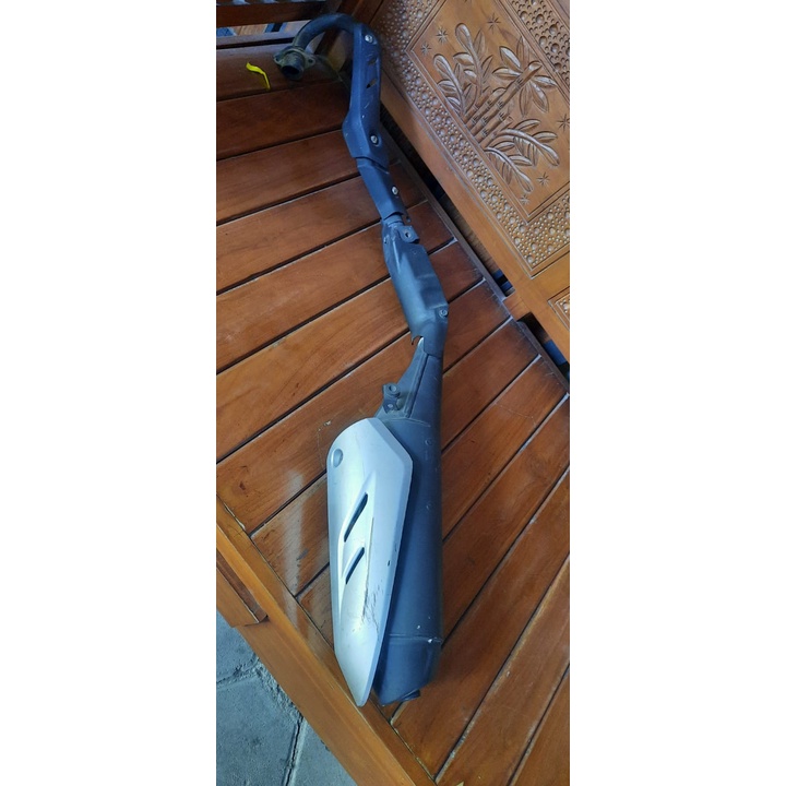 KENALPOT KNALPOT HONDA CRF150L ORIGINAL COPOTAN MOTOR KONDISI BEKAS