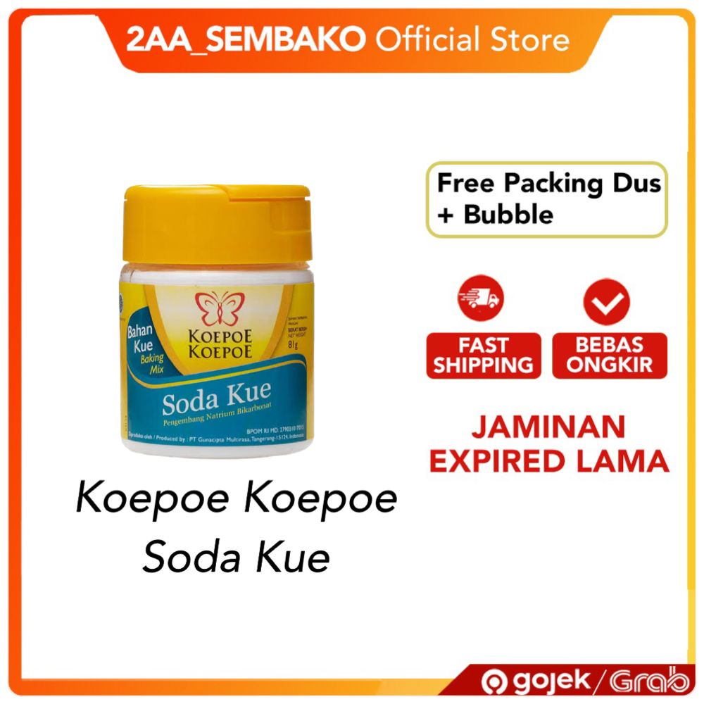 Jual Soda Kue Koepoe Soda Kue Kupu Kupu Baking Soda Kupu Kupu Pcs Shopee Indonesia