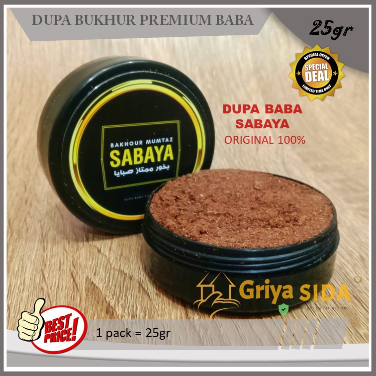 Dupa bukhur sabaya 25gr premium buhur baba gahru Dupa Bakour Arab Pengahrum Ruangan PROMO