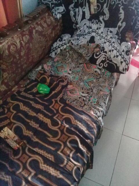 Asifa Batik Hrb026 Kenongo Kemeja Tosca Pendek Pekalongan Padi M L Xl Sogan Tulis Halus Kemeja Batik