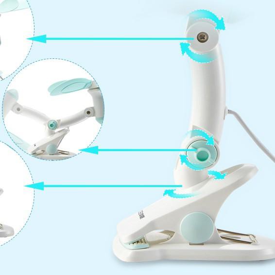 ♠ AOKI Kipas angin jepit eva lentur adem tempel dinding 360mm af 3601 ✫