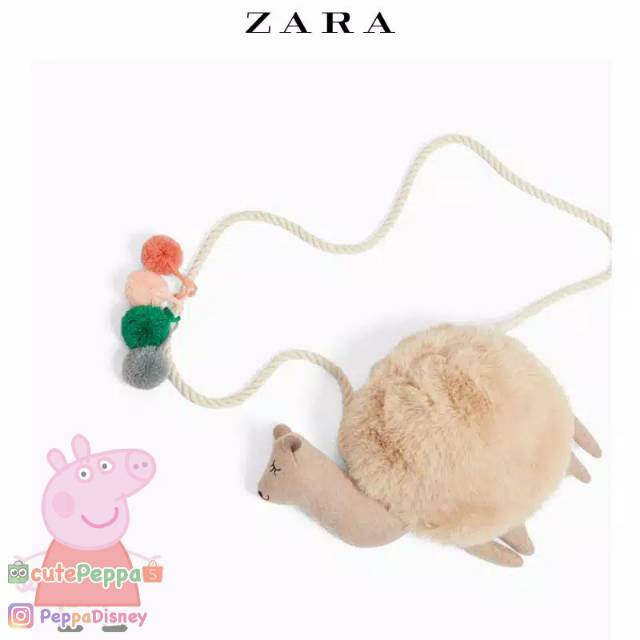 Tas selempang anak zara ilama alpaca import / sling bag alpaca