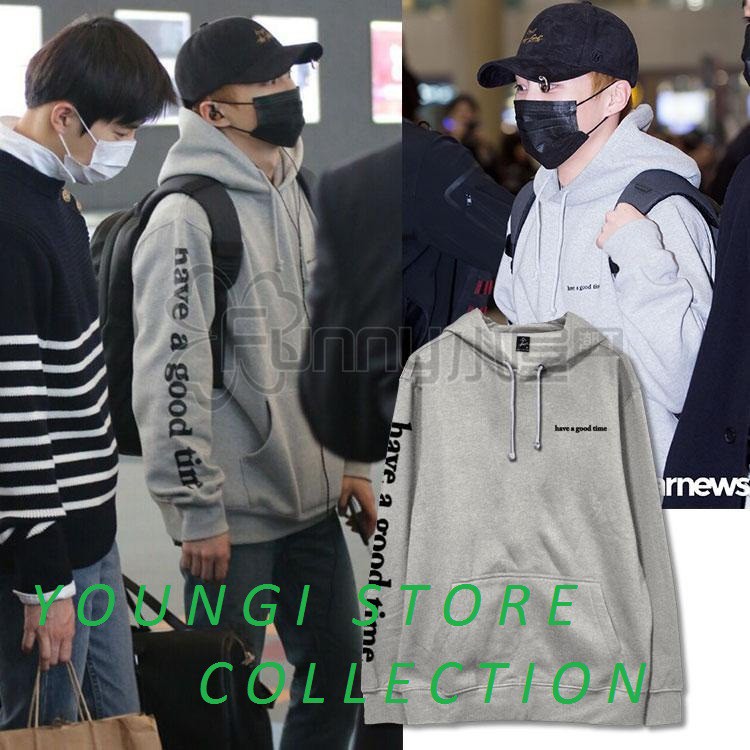 JAKET HOODIE EXO XIUMIN HAVE A GOOD TIME KPOP