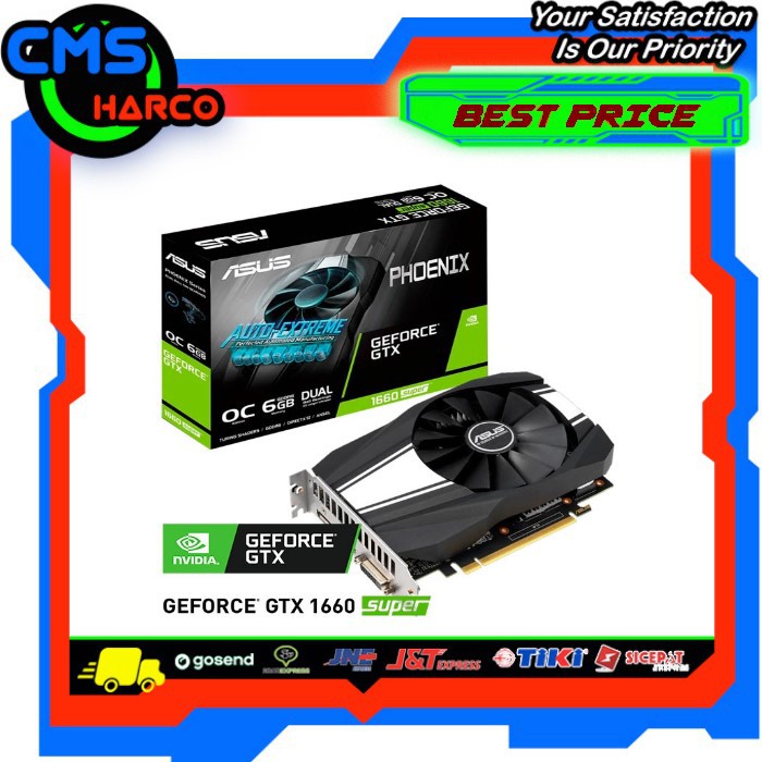 VGA ASUS GTX 1660 SUPER PHOENIX OC 6GB DDR6