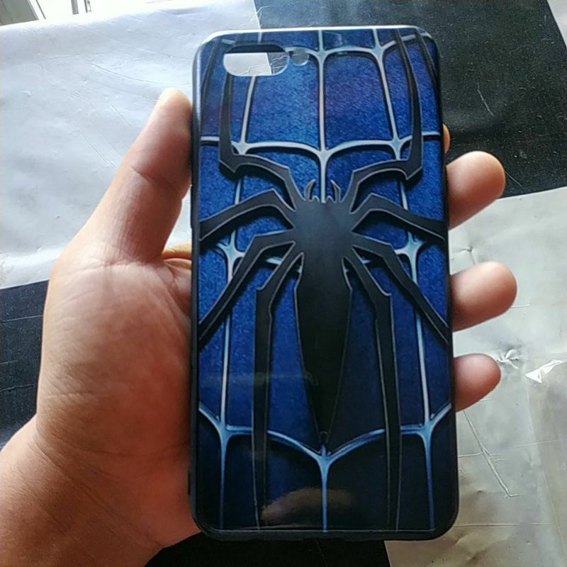 softcase super hero case spider oppo A3S Realme C1