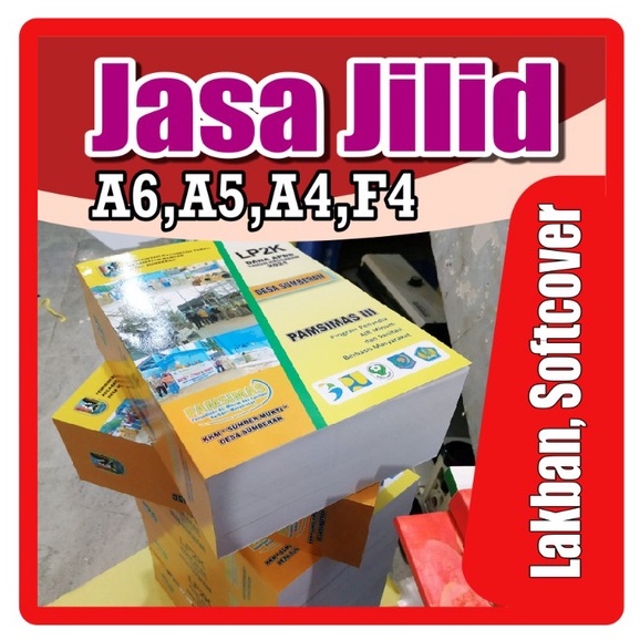 

Jilid Softcover. A5, A4, Folio (Jilid Saja)