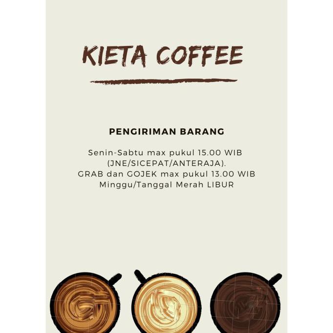 

Kopi- Biji Kopi Fine Robusta Flores Manggarai 250gr by kieta coffee - BIJI KOPI -Biji-Kopi.