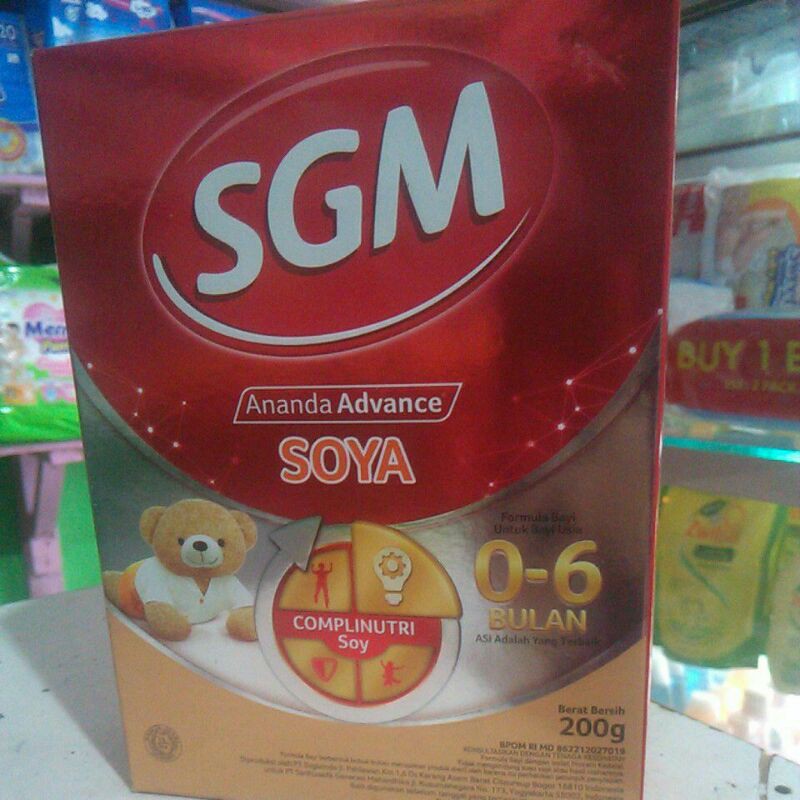 SGM Soya 0-6 bulan 200g