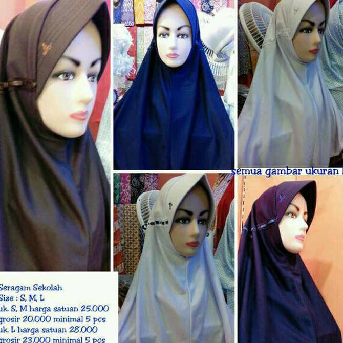 jilbab anak termurah JILBAB SERAGAM ANAK SEKOLAH SMP (GROSIR DAN ECER) ready stock