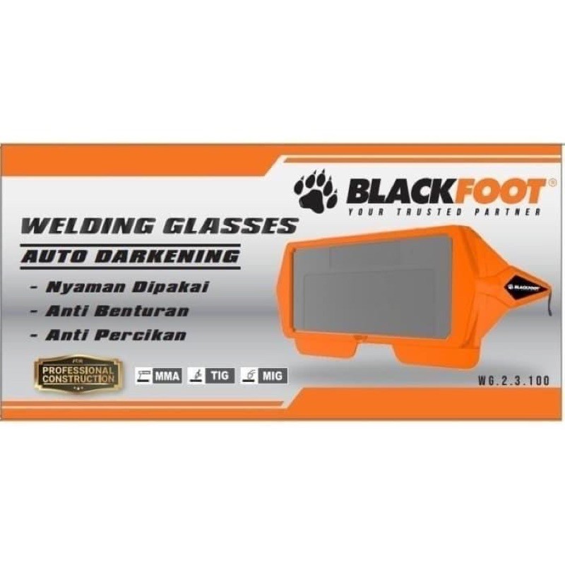 Kacamata Las Otomatis Blackfoot Welding Goggles