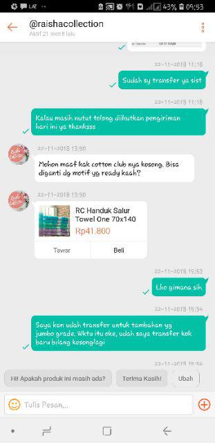 Rc Cotton Club Handuk Mandi 70x135cm / Handuk Mandi Dewasa Motif Polos Garis Putih By Terry Palmer