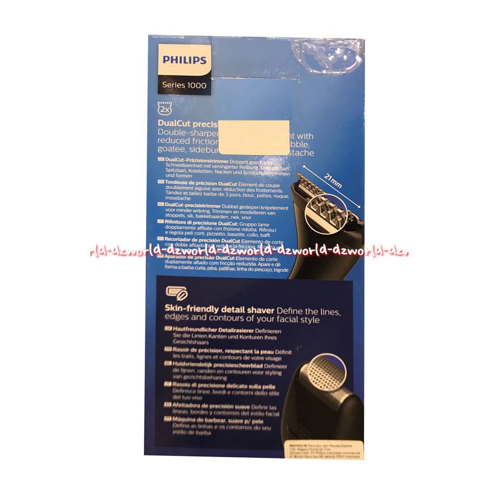 Philips Series 1000 Precise Edges &amp; Contours Pisau Cukur Shaver Philip