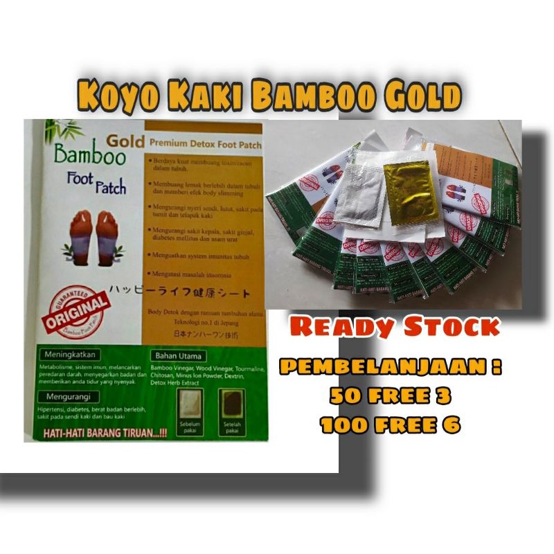 KOYO KAKI BAMBOO GOLD/KOYO BAMBOO PENYERAP RACUN/KOYO KAKI BAMBOO GOLD PROMO