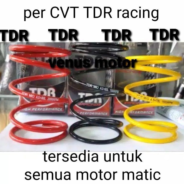 ( TDR )PER CVT TDR 1500rpm per cvt BEAT VARIO 110/125/150 SCOOPY MIO MIOJ DLL per cvt TDR RACING ORIGINAL