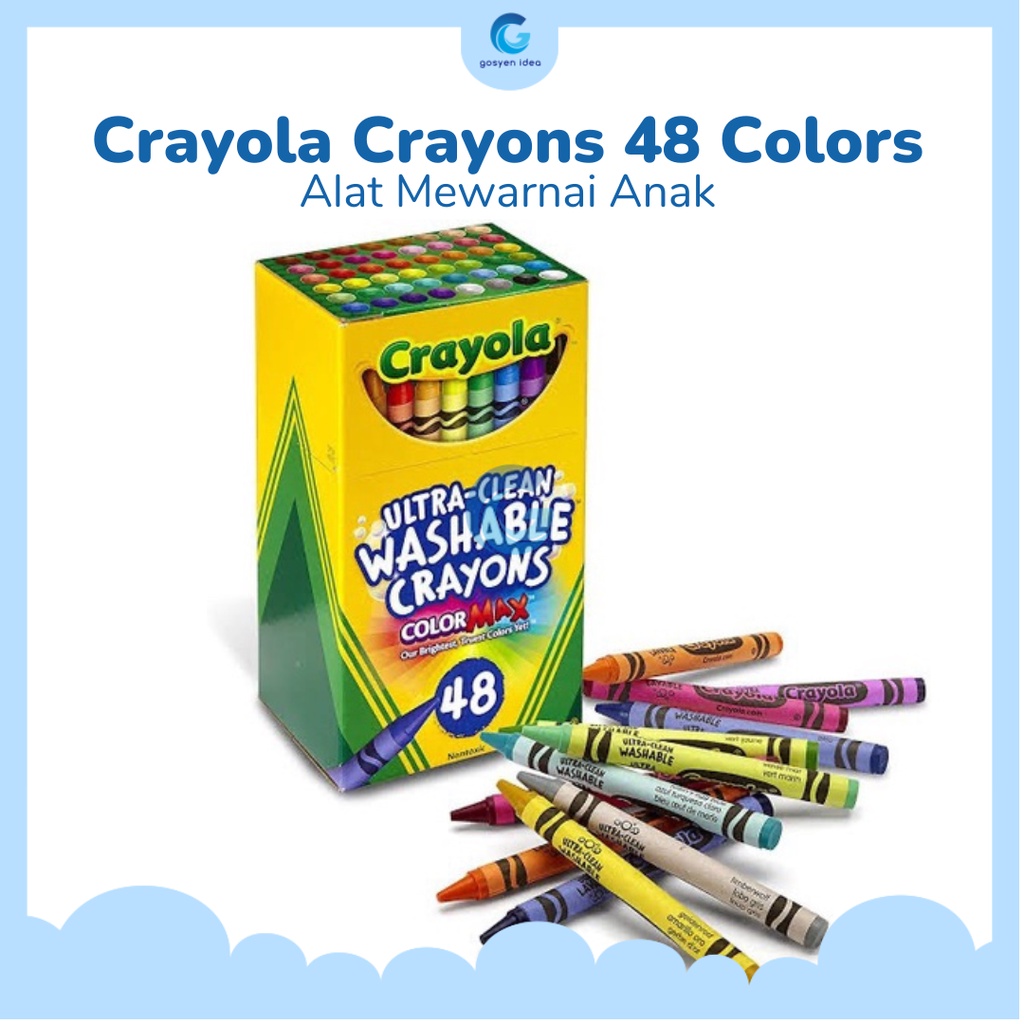 

Crayola 48 Colors Alat Mewarnai Anak Crayon