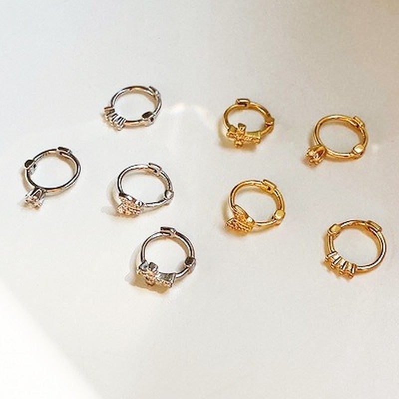 Anting Bulat Gaya Retro Korea Untuk Wanita