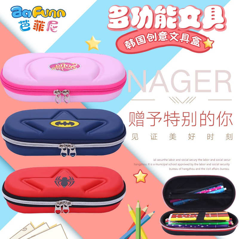 

Tempat Pensil / Kotak Pensil Motif Logo Pahlawan / Super Hero Logo Pencil Case